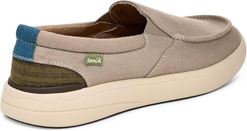 Sanuk Mens Mason Loafers | Mens Shoes | Slip On Shoes for Men | Men's Slip-on Loafers | Removable Comfort Footbed in Saudi Arabia
