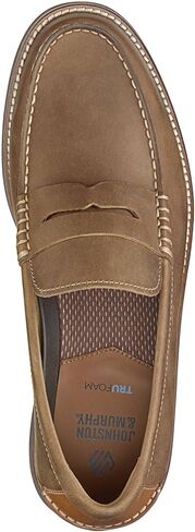 Johnston & Murphy Upton Penny Loafer Men's Shoe ، ولبس أحذية جلدية للرجال ، وأحذية سائق الرجال ، والمواد in Saudi Arabia