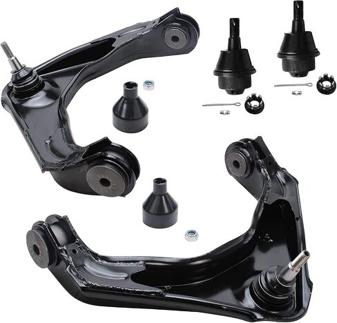Detroit Axle - 12pc Front End Kit for Chevy GMC Sierra Silverado 1500 2500 3500 HD Hummer H2 Upper Control Arms w/ball Joints Sway Bars Lower Ball Joints Tie Rods Pitman Idler Arm Yukon XL 2500 in Saudi Arabia