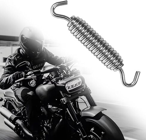 Mandark Motorcycle Kickstand Spring, OEM# 50005-85A Galvanic Motorbike Stand Spring, Scooter Exterior Replacement Accessories, Compatible with Road King, Street Glide, Breakout (Black) in Saudi Arabia