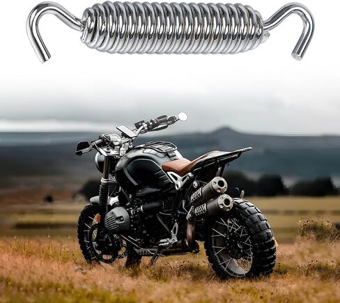 Mandark Motorcycle Kickstand Spring, OEM# 50005-85A Galvanic Motorbike Stand Spring, Scooter Exterior Replacement Accessories, Compatible with Road King, Street Glide, Breakout (Black) in Saudi Arabia