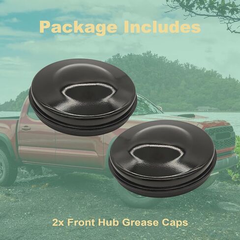 2PCS Left & Right Front Hub Grease Caps Compatible with Toyota Previa Tacoma 4Runner Tundra Sequoia FJ Cruiser, Lexus GX470 GX460 Replace# 43514-28010 in Saudi Arabia
