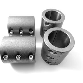 UTVDistribution Universal Fabrication Bolt On Steel Tube Clamp Weld 1-3/4" 4 Pack Long in Kuwait