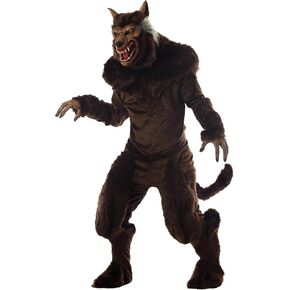 Mario Chiodo Men's Ultra Deluxe Werewolf Costume Monster Animal Beast Halloween in Saudi Arabia