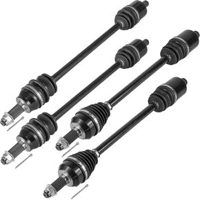 Caltric Front Rear Left Right Complete Cv Joint Axles Compatible with Polaris Rzr 4 900 2015 2016 2017 in Kuwait