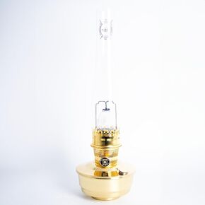 مصباح زيت الجرف Aladdin Chrome ، إضاءة الطوارئ الداخلية للجرف أو الطاولة أو معلقة ، وعاء مطلي بالكروم مع موقد النيكل in Kuwait