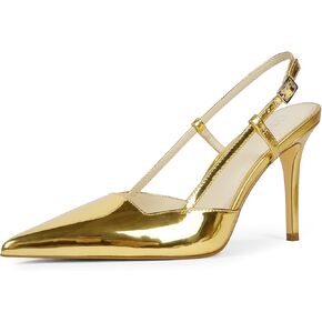 Closed Toe Slingback Heels Women Pumps Strappy Pointed Toe Stiletto Heels for Women Wedding Party Dress Shoes in Kuwait