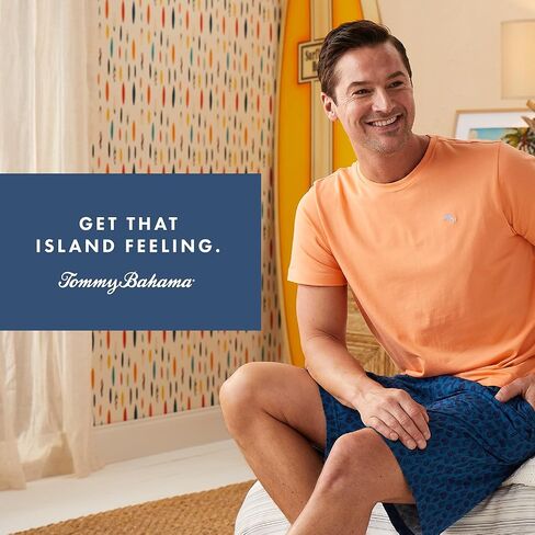 Tommy Bahama - القمصان الأساسية للرجال ، قميصًا قصيرًا للطاقم. in Saudi Arabia