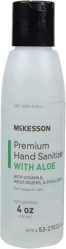 McKesson Hand Sanitizer with Aloe, 8 oz Pump Bottle [Pack of 1] – 70% Ethyl Alcohol, Spring Water Scent, No-Rinse Sanitizing Gel with Vitamin E and Moisturizers, Medical-Grade in Saudi Arabia