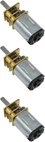 1pc DC3V/6V/12V Mini Micro N20 Speed Reduction Metal Gear Motor DIY Robot Car Electric Lock 15/30/50/60/100/200/300/500/1000RPM(1000,3V) in Saudi Arabia