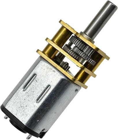 1pc DC3V/6V/12V Mini Micro N20 Speed Reduction Metal Gear Motor DIY Robot Car Electric Lock 15/30/50/60/100/200/300/500/1000RPM(1000,3V) in Saudi Arabia