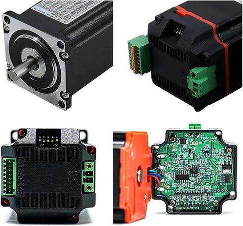 1pc Nema23 Closed Loop Integrated Motor 1.2Nm 2Nm 2.5Nm 3Nm Diameter 8mm Hybrid Integrated Servo Motor with Drive(57-112 3Nm) in Saudi Arabia