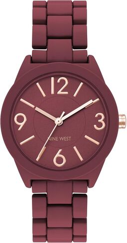 Nine West Women's Rubberized Bracelet Watch, NW/3092 in Kuwait