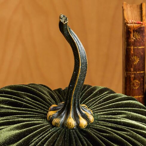 Faux Pumpkin Stems, DIY velvet pumpkin, DIY wedding favor, DIY home decor, best selling items, make your own gift ideas (Large Stem 3) in Kuwait