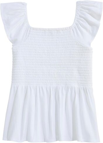 vineyard vines Girls Smocked Jersey Top in Saudi Arabia