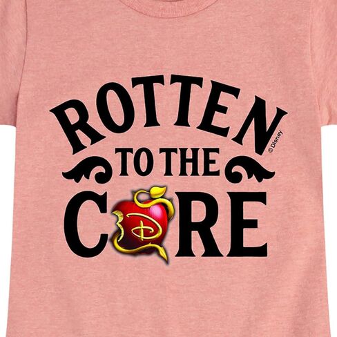 Disney - Descendants - Rotten to The Core - Toddler and Youth Girls Short Sleeve Graphic T-Shirt in Saudi Arabia