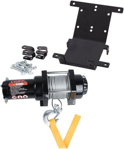 TUSK WINCH مع حبل الأسلاك و Mount Plate 2500 LB. in Saudi Arabia