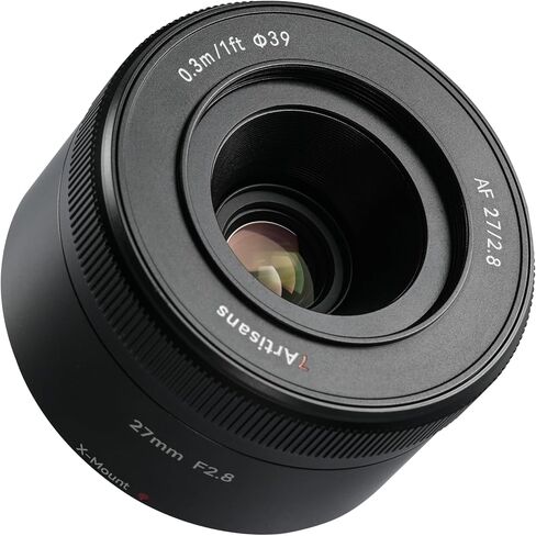 7artisans AF 27mm F2.8 STM Large Aperture APS-C Portrait Camera Lens for Sony E-Mount A7 A7R A7S A7II A7RII A7III A7RIII A9 A6300 A6500 RX10 RX100 Cameras in Saudi Arabia