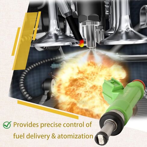 23209-09175 Performance 2.5L Fuel Injectors,Compatible with/Toyota Camry 2010-2017,Compatible with/Scion 2.5 tC 2011 2012 2013 2014 2015 2016 |12 Holes| |Set of 4| in Saudi Arabia