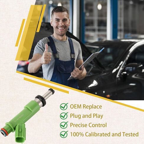 23209-09175 Performance 2.5L Fuel Injectors,Compatible with/Toyota Camry 2010-2017,Compatible with/Scion 2.5 tC 2011 2012 2013 2014 2015 2016 |12 Holes| |Set of 4| in Saudi Arabia