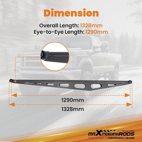 maXpeedingrods Traction Bar Kit for Ford F250 F350 4WD 1999-2004, Rear Ladder Traction Bar & Mounting Bracket, Short Bed Only in Saudi Arabia