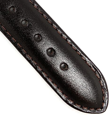 Bandini Womens Leather Watch Band Strap - Semi-Glossy - Padded - Stitching - 3 Colors - 12mm, 14mm, 16mm, 18mm, 20mm (Extra Long XL, Short and XXL Available) in Kuwait