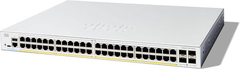 Cisco Catalyst 1300-48P-4X Managed Switch, 48 Port GE, PoE, 4x10GE SFP+, Limited Lifetime Protection (C1300-48P-4X) in Saudi Arabia
