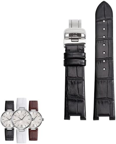 Concave Notch Watch Strap For Mido Baroncelli M022207A M022 Women's watchband in Kuwait