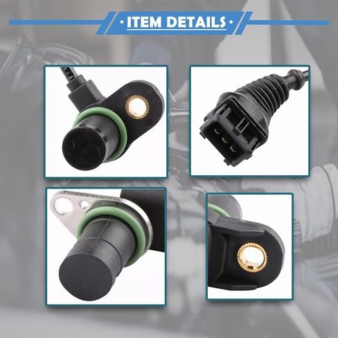 3Pcs Engine Car Cam/Crankshaft Position Sensor Intake Compatible with Bmw 320I 323CI 323I 323IS 323TI 325CI 325I 325XI 328CI 328I 330CI 330I 330XI 525I 528I 530I X3 X5 Z3 Z4 OE # ‎PC211 PC310 PC482 in Saudi Arabia