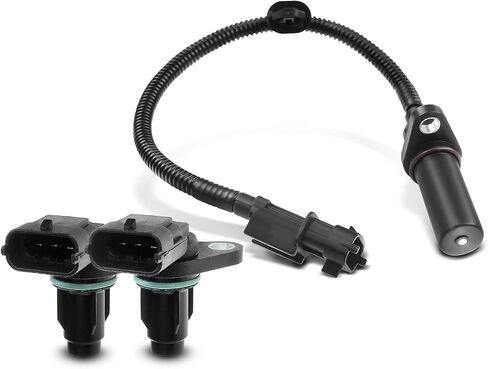 A-Premium 3-PC محرك عمود الحدبات مستشعر العمود المرفقي متوافق مع Kia Soul 2011-2015/2019 ، Rio 2012-2016/2018-2019 و Hyundai Accent 2012-2019 ، Veloster 2012-2015/2017 ، 1.6L. in Saudi Arabia