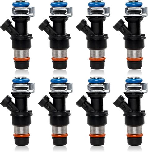 4.8 5.3 6.0 Fuel Injector 4 Holes 8Pcs, Compatible with 1999-2006 Chevrolet Silverado Suburban Tahoe Cadillac Escalade GMC Sierra Yukon Isuzu Hummer Buick, Replaces# 17113553 25323974 in Saudi Arabia