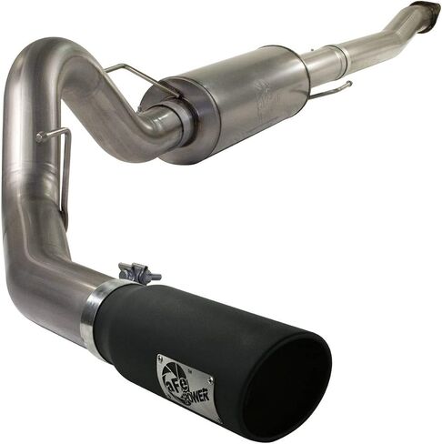 aFe 49-43041-B MACH Force XP 4" Cat-Back Exhaust System with Black 6" Tip for 2011-2013 Ford F-150 EcoBoost V6-3.5L (TT) in Saudi Arabia
