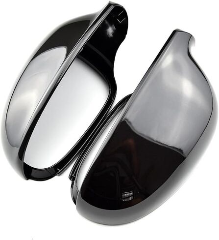 for VW Golf MK5 Je-TTA MK5 Passat B6 Sharan EOS Car Replacement Rearview Side Wing Mirror Cover Carbon Black(Black) in Kuwait