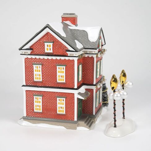 Department 56 Original Snow Village Ready for New Year's Eve Lit Building, 8.39 Inch, Multicolor in Saudi Arabia