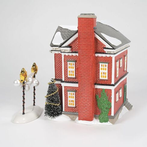 Department 56 Original Snow Village Ready for New Year's Eve Lit Building, 8.39 Inch, Multicolor in Saudi Arabia