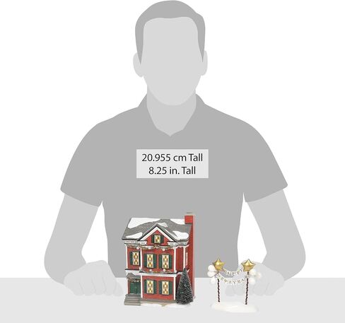 Department 56 Original Snow Village Ready for New Year's Eve Lit Building, 8.39 Inch, Multicolor in Saudi Arabia