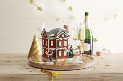 Department 56 Original Snow Village Ready for New Year's Eve Lit Building, 8.39 Inch, Multicolor in Saudi Arabia
