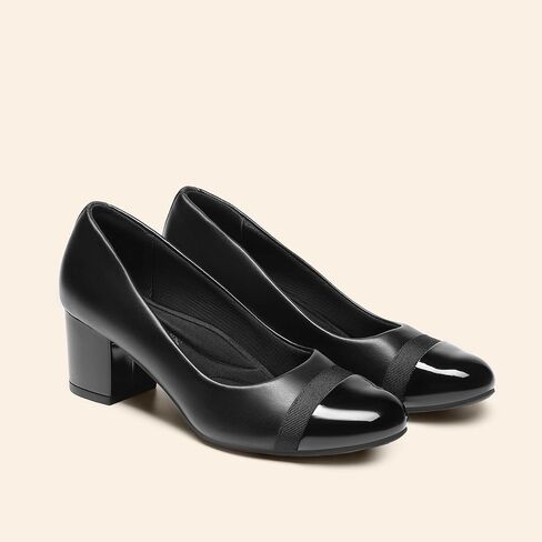 DREAM PAIRS Women's Pumps Low Chunky Block Heel Dress Shoes Closed Round Toe Comfortable Heels in Saudi Arabia