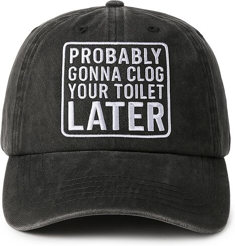 InnoBeta Funny Hats for Men, Fun Hat for Men on Birthday, Party, Adjustable Embroidered Baseball Cap in Saudi Arabia