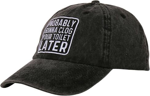 InnoBeta Funny Hats for Men, Fun Hat for Men on Birthday, Party, Adjustable Embroidered Baseball Cap in Saudi Arabia