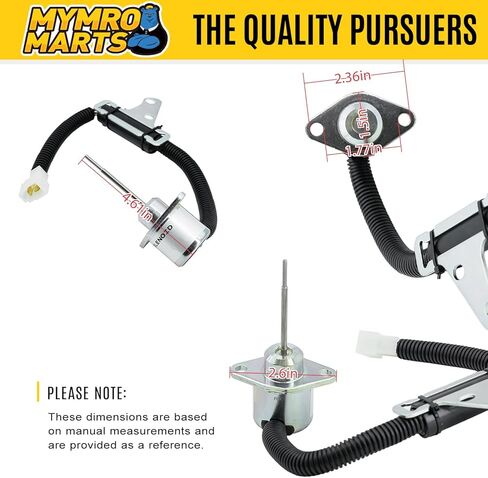 12V Diesel Shutoff Solenoid 1503ES-12A5SUC9SLC24 SA-5156-12 for Kubota Engine D722 D782 for Kubota Excavator KX41 KX41-3 KX016 KX018 U15 U17, for Woodward in Kuwait