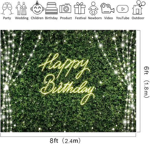 Riyidecor Pink Rose Green Leaves Backdrop Polyester Fabric Rustic Flower Floral Blossom Botanical Plant Spring Nature Wedding 8Wx6H Feet Women Girls Photography Background Birthday Photo Studio Shoot in Kuwait