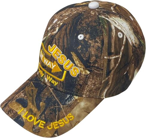 Faith Embroidered ‘Jesus One Way’ Baseball Cap – Unisex Christian Religious Dad Hat in Saudi Arabia