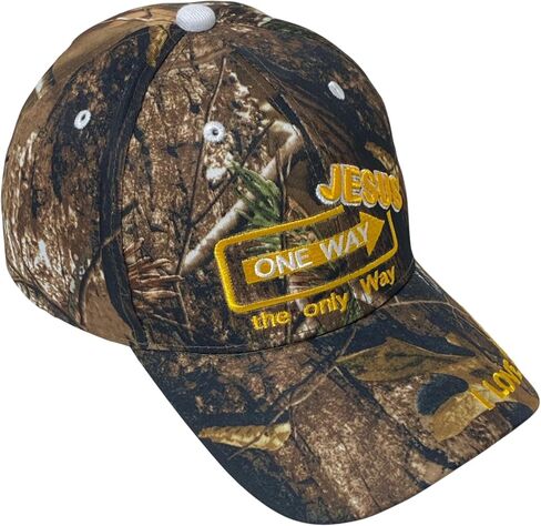 Faith Embroidered ‘Jesus One Way’ Baseball Cap – Unisex Christian Religious Dad Hat in Saudi Arabia