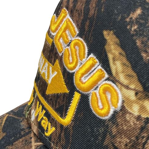 Faith Embroidered ‘Jesus One Way’ Baseball Cap – Unisex Christian Religious Dad Hat in Saudi Arabia