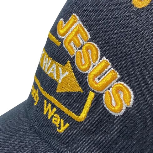 الإيمان المطرز "يسوع واحد" قبعة البيسبول - قبعة أبي مسيحي للجنسين المسيحيين in Kuwait