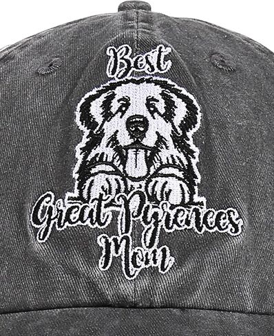Innobeta Great Pyrenees Mom Gifts Hat for Women ، Home Great Pyrenees Home لعيد الميلاد ، عيد ميلاد ، قبعة بيسبول مقرضة قابلة للتعديل in Saudi Arabia