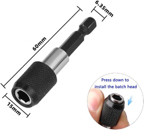 Magnetic PH2 Screwdriver Bits, 2-9/16" (65mm) TS2 Anti-Slip Long Drill Bits Impact Driver Bits,1/4 Inch Hex Shank Bit Batch Head. 10PCS in Kuwait