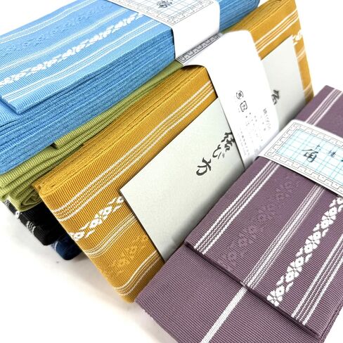 E-BOGU Traditional Japanese Kaku OBI Belt for Iaido (Made in Japan), One Size fits All, Available in Black, Gray, Navy Blue, White, and Green in Kuwait