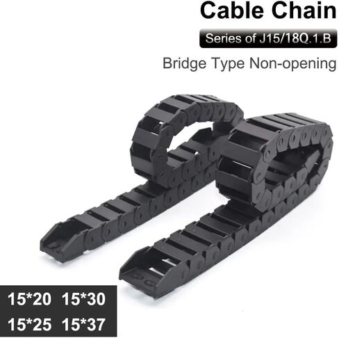 Transmission Cable Chain 15x20 15x30 18x25 18x37 Bridge Type Non-Opening Plastic(100mm,15x30 mm) in Saudi Arabia